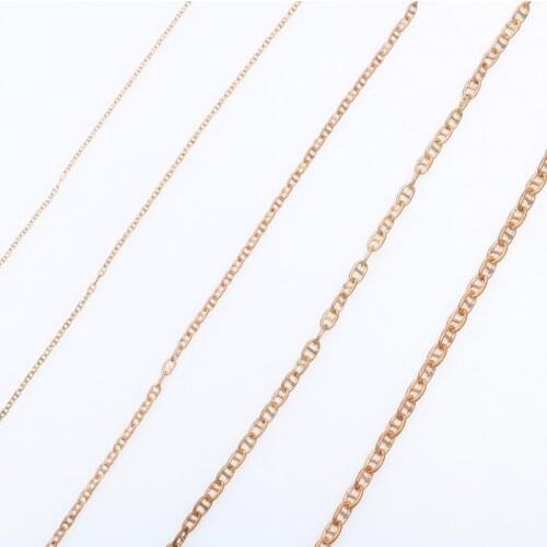 1PC Marine Use Length 1.2m Copper Anchor Chains Railing 16-200 Ratio Simulation Cable Link for Model RC Boat Parts