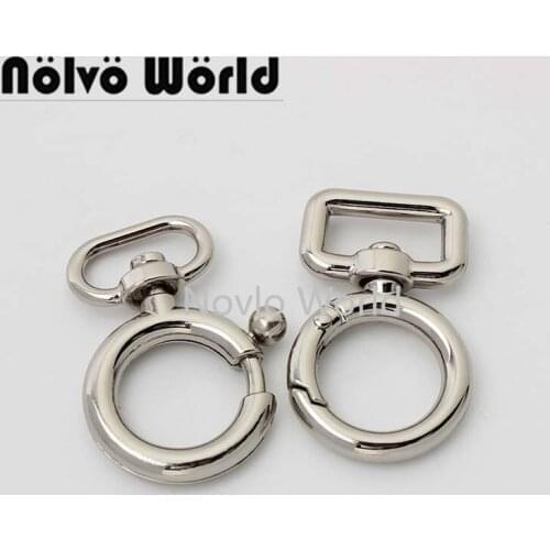 10-50pcs 16mm high quality top ending tone trigger silver snap hook clasp metal clip swivel dog leash hardware