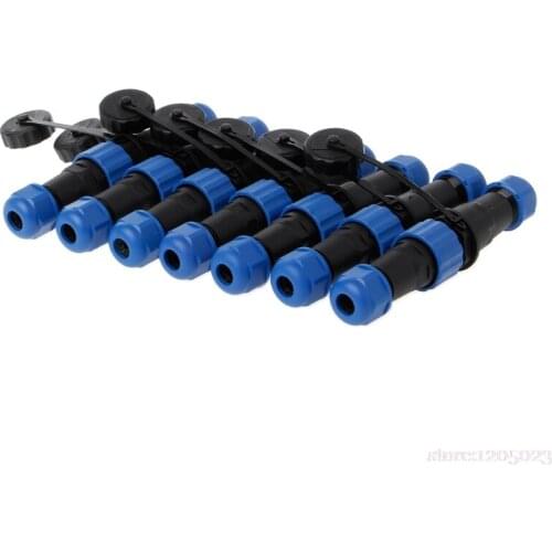 NEW IP68 SP16 2Pin/3Pin/4Pin/5Pin/6Pin/7Pin/9Pin Waterproof Air Plug Socket LED Connector