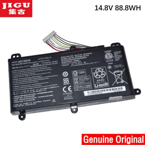 JIGU Original Laptop Battery AS15B3N For ACER GX21-71-74DP For Predator 15 G9-591-74KN For Predator 15 G9-592-56HU