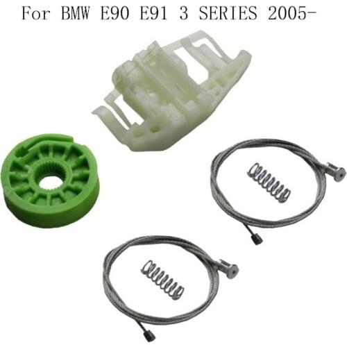 For BMW E90 E91 3 SERIES 2005- Power Electric Car Window Regulator Window Lifter Repair Kit Set 4/5 - Doors Rear Left