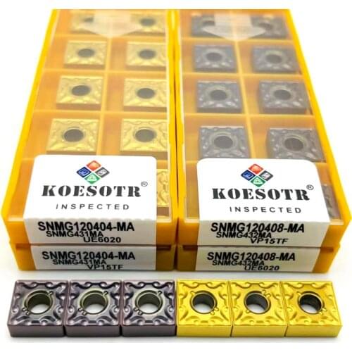 10PCS SNMG120408 MA UE6020 external planing machine turning tool metal turning tool CNC lathe tools cutting tool SNMG 120408