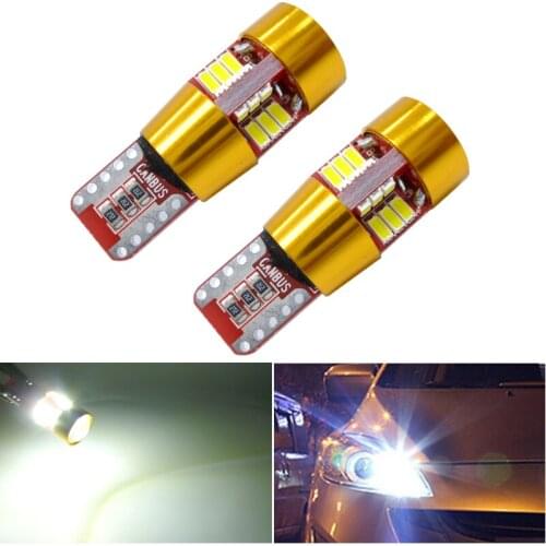 2x W5W T10 LED Canbus Bulb 194 Led Car Clearance Parking Lights For BMW E46 E90 E60 E39 E36 F10 F30 X5 E53 E70 E87 M3 M5
