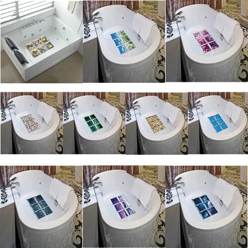 3D Effect Waterproof Bathtub Stickers shower bathtub decals Appliques preventing slipping for home hotel bathroom use