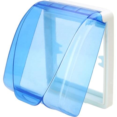 Universal Waterproof 86 Type Wall Socket Plate Panel Switch Box Cover Household Dust Switch Covers 118mm*100mm*45mm