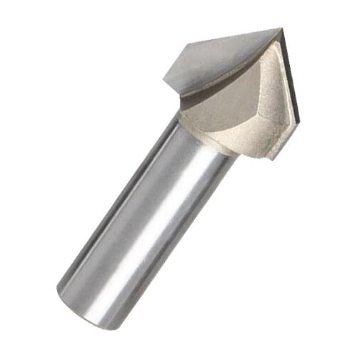 1pc "V"-type V 1/2*7/8 3D Woodworking Cutter CNC Router Bits Cutting for Wood Tools