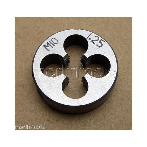 10mm x 1.25 Metric Right hand Die M10 x 1.25mm Pitch