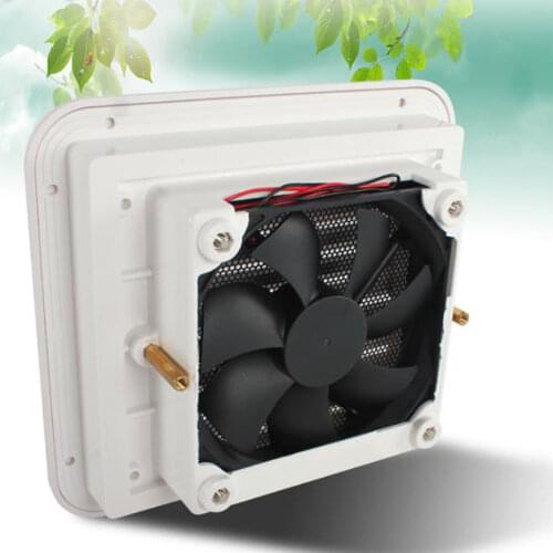 12V 4W Fridge Vent with Fan for RV Trailer Caravan Side Air strong wind exhaust Automobile Accessories Car Styling Camper