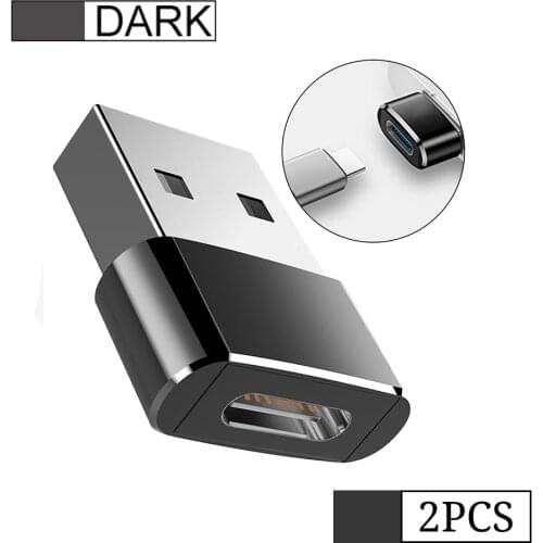 2pcs USB C Adapter OTG Type C to USB Adapter Type-C Adapter Cable For Macbook For smartphone Mini Type-C Jack Splitter Adapter