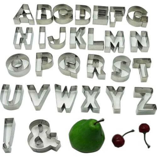 28Pcs Stainless Steel Stainless Steel Cookie Biscuit DIY Mold Star Heart Round Flower Shape Cutter Baking Mould Tools