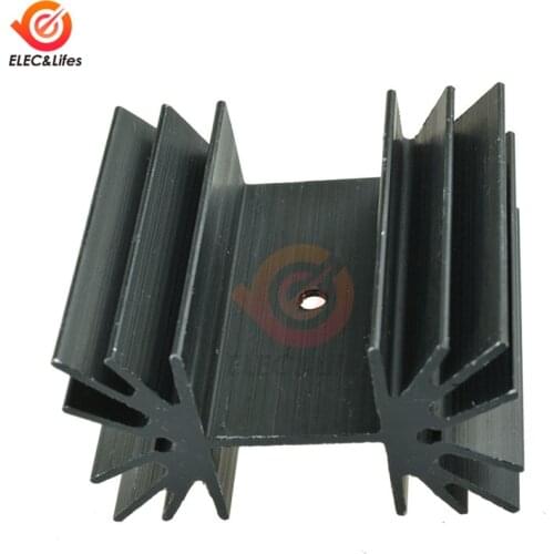 35x42x25.4mm IC Chip Aluminum Heat Sink Cooling Fin For Power Supply Module Motor Mosfet Transistors