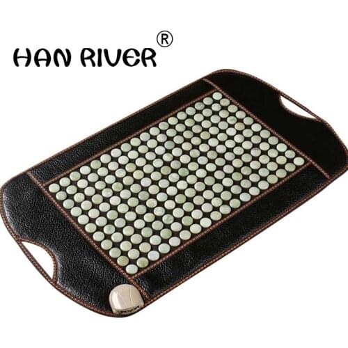 80 cm * 45 cm jade physiotherapy blanket germanium stone far-infrared ms tomalin cushion stone needle massage cushion home healt