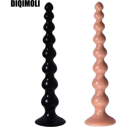 14.17 Inch Overlength Round Beads Anal Plug Dildos Soft Anal Dilator Sex Toys for Stimulation of Vagina and Anus Long Butt Plug