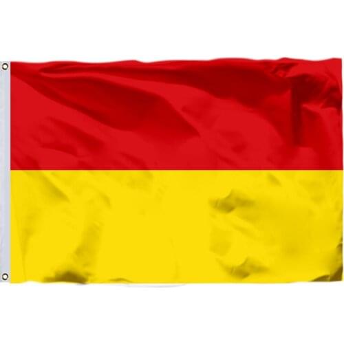Austria Burgenland Flag 150X90cm 3x5FT 120g 100D Office/Activity/Parade/Festival/World Cup/Home Decoration