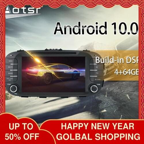 For Kia SOUL 2014 2015 2016 2017 Car Multimedia Radio Player Stereo Android 10 DSP 8 inch IPS Screen Audio GPS Nav BT head unit