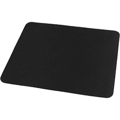 Black Optical Mouse Pad Mat Black for Laptop PC