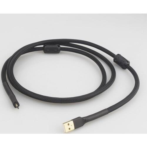 OTG usb line hifi USB cable Dual magnetic ring Gold-plated amplifier DAC cable USB A to micro USB