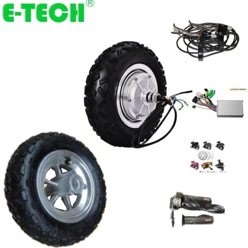 Electric scooter kits 10 inch 36V/48V 500W 800W DC brushless wheel motor with accessories