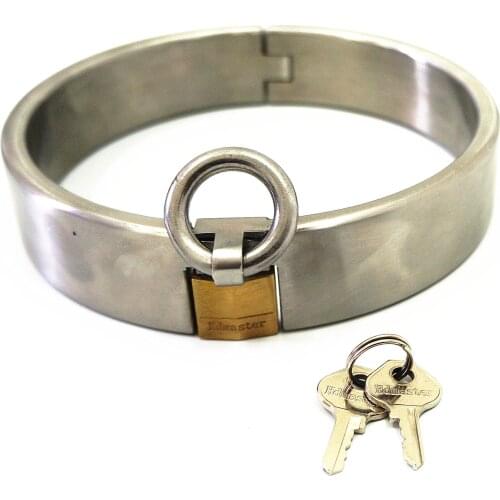 BDSM Collar Stainless Steel Slave Neck Bondage Sex Role Play Necklace Sex Toys For Women Men Fetish Restraint Adult Bdsm Toys