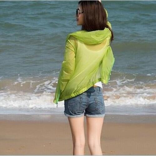 New 2021 UV Sun Protection Clothing Long Sleeve Solid Color Jacket Anti Ultraviolet Summer Beach Hooded Sunscreen Shirt X241