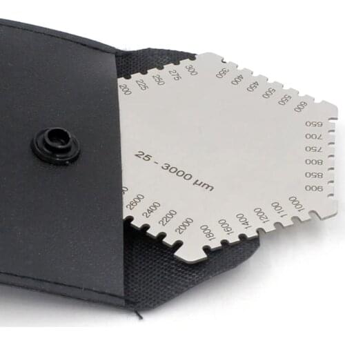 2021 New Stainless Steel Hexagonal Wet Film Comb Paint Wet Film Thickness Gauge Comb