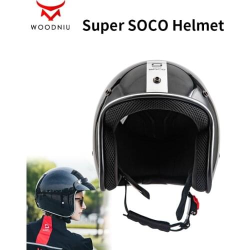 For Super SOCO Scooter Original Accessories Electric Bicycle Womens Helmet Mens Helmet ABS High Quality