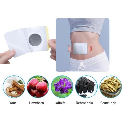 60pcs Hypoglycemic Plaster Decrease Blood Sugar Diabetes Health Patch Stabilizes Blood Sugar Level Balance Natural Herbs