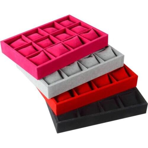 Fashion Jewelry Tray Jewelllery Storage Box Watch Holder Necklace Ring Earrings Pendant Display Organizer Serie Jewelry Box