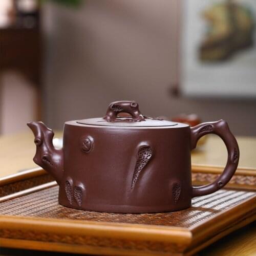 Selling 】 undressed ore purple clay pot of floral organ may pile on sale a substituting gift customization