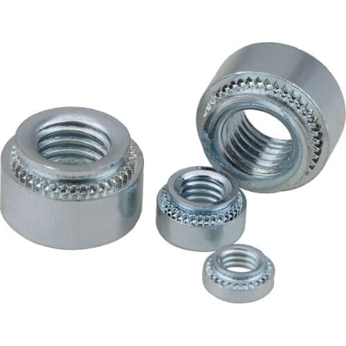 Self-Clinching Nut Press Insert Rivet Nut Nutsert Rivnut Slab M2 M2.5 M3 M4 M5 M6 M8 M10