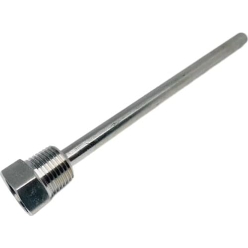 19cm L Kettle Thermowell Kit, Stainless Steel 304, 1/2"Thread