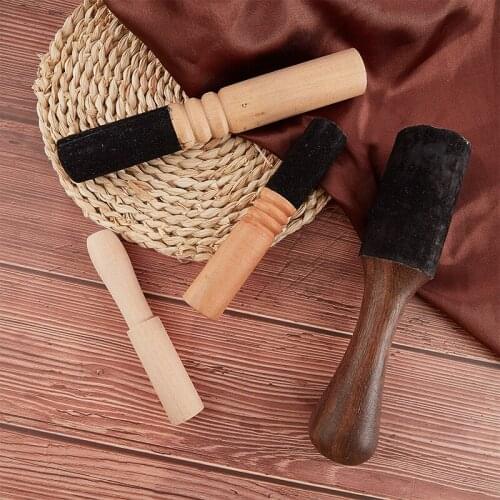 12/12.5/17.5cm Tibetan Singing Bowl Leather Stick Handmade Tibetan Buddhist Meditation Singing Bowl Leather Mallet