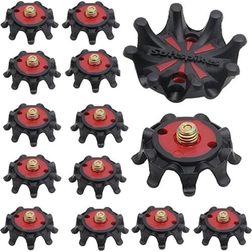 Golf shoes soft Spikes Pins 1/4 Turn Fast Twist Shoe Spikes Replacement Set golf training aids Golf Shoe Nails Accessories