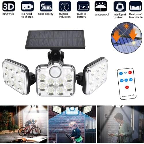 Solar Light Outdoor Porch Wall Lamp PIR Motion Sensor Garden Solar Lamp Sunlight Powered Waterproof Energy Saving Street Light