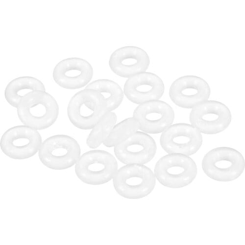 Uxcell Silicone O-Rings, 4mm Inner Diameter, 10mm OD, 3mm Width, Seal Gasket 20pcs
