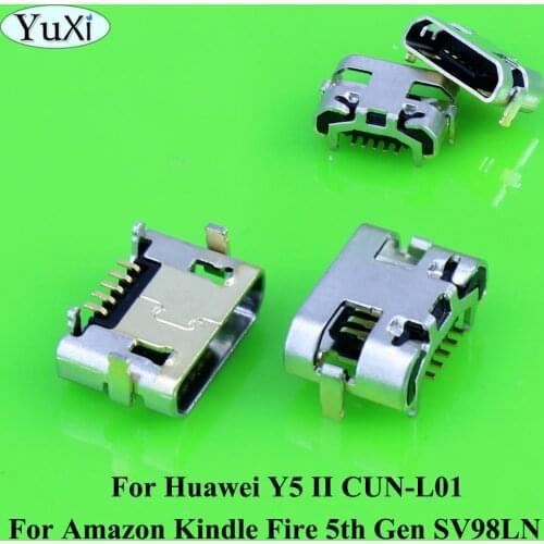YuXi 20PCS/Lot For Huawei Y5 II CUN-L01 Dock Connector Micro Mini USB Jack Scoket Charger Charging Port