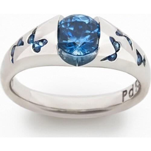 2021 New Arrivals Women Rings Butterfly Zirconia Inlay Simple Rings Wedding Engagement Fashion Jewelry Accessories