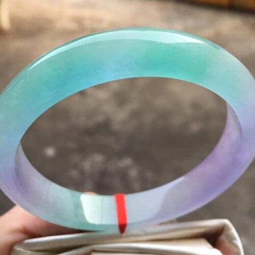 Koraba Certified (Grade A)100% Natural Jadeite JADE Bracelet Women Bangle