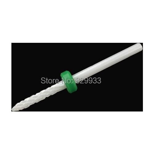 1 pc Needle Cuticle Clean Ceramic Nail Drills Bits Electric Manicure Pedicure Salon Micromotor Machine Nail Art Tools 3/32 Inch