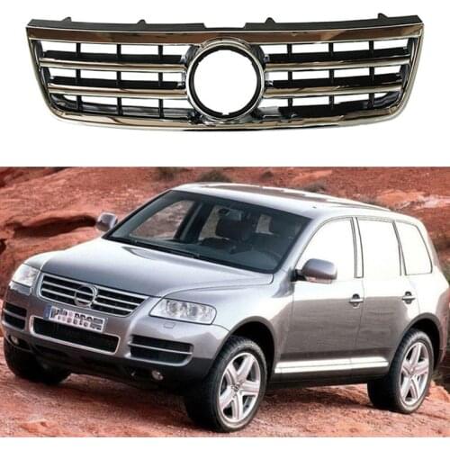 Auto Replacement Front Hood Bumper Grille Grill for VW Touareg 2003 2004 2005 2006 7L6853651C