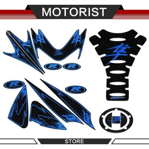 MOTORIST for SUZUKI HAYABUSA GSX1300R GSX 1300R Front Fairing Motor Number Board 3D Gel Protector