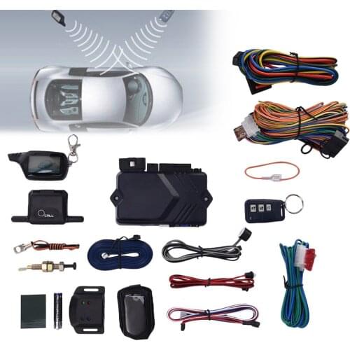 For B9 Two-way Car Alarm Burglar Alarm System Two-way Alarm Remote Control with Start Car Alarm System B9