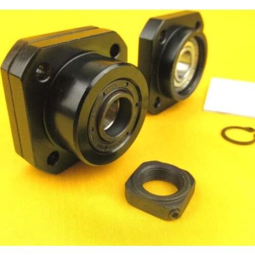 Free Shipping FK12 FF12 Support for Ball Screw 1605 1604 1610 set :1 pc FK12 Fixed Side +1 pc FF12 Floated Side for CNC parts