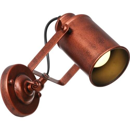 Rustic Antique Vintage Wall Lamp Beside Bedroom Bathroom Mirror Light Retro LED Wall Lights Sconce Wandlamp Lampara Pared