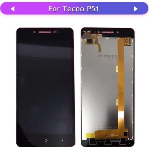 For Tecno P51 Full LCD Display Assembly Complete Touch Screen Digitizer Replacement