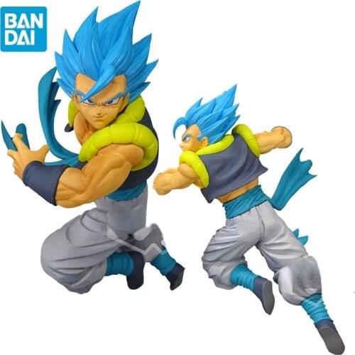 Original Bandai Dragon Ball Z Anime Figure Animation Series Toy Figures 17cm Gogeta Dragon Ball Super Anime Action Figures Toys