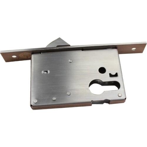 RML-23 Single hook euro mortise lock body stainless tongue Hardware accessories exterior lock Sliding