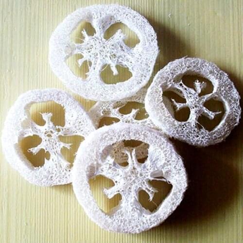 20pcs/lot 1CM thickness Natural Loofah Luffa sponge DIY customize cleanner soap tools dish,,sponge scrubber,facial