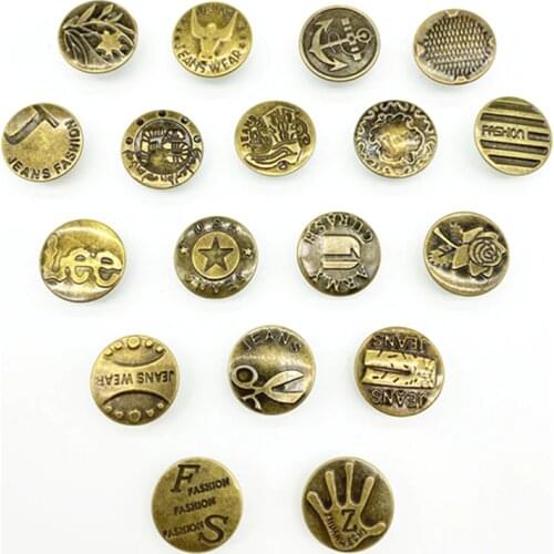LXGSMBENTENG Metal Buttons