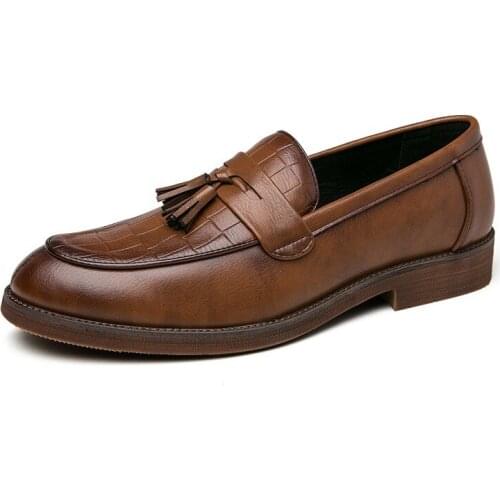 New Style Mens Shoes Spring And Autumn Fashion Tassel Style Banquet Business Outdoor Shoes